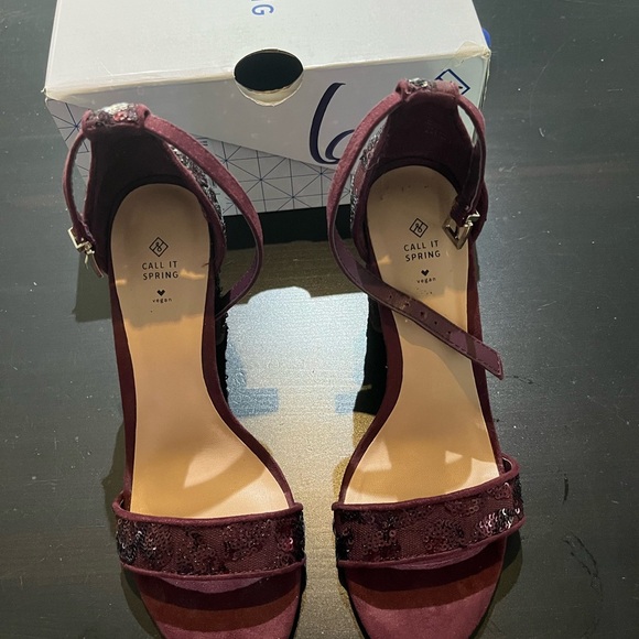 Call It Spring Heels with Sequins - Picture 5 of 7